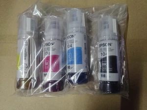 Epson 104 EcoTank-Multipack mit vier Farben - Echte -Tintenflaschen - Zdjęcie 1 z 3