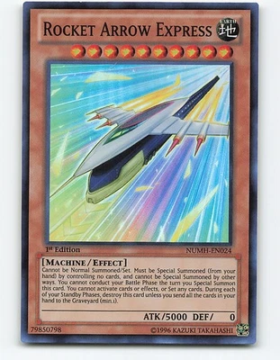 Rocket Arrow Express #NUMH-EN024 Foil 1st Edition Yugioh Card - Image 1 of 2