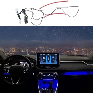 For Toyota RAV4 2019-2024 Blue Dashboard Console Light Stripe with On Off Switch - Picture 1 of 8