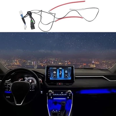 For Toyota RAV4 2019-2024 Blue Dashboard Console Light Stripe with On Off Switch - Image 1 of 4