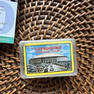 Vintage Astrodome Houston Texas Sealed Mini Playing Cards Made in Hong Kong - Picture 1 of 6