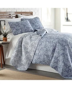 Southshore Fine Linens Boho Perfect Paisley Lightweight Reversible Quilt Set - Picture 1 of 2