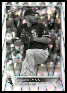 2022 TOPPS CHROME SONIC BLACK & WHITE RAYWAVE LANCE LYNN CHICAGO WHITE SOX #60 - Picture 1 of 2