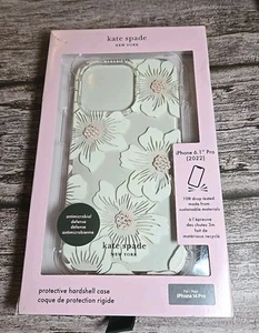 Kate Spade Case Designed for iPhone 14 Pro (6.1")Hollyhock Floral New (Aa) - Picture 1 of 2