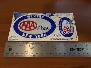 Double autocollant Western New York AAA Plus - Vintage récompense 200 $ + set décalcomanies ovales - Photo 1/1