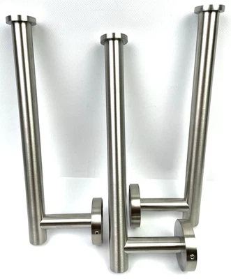 Кольцо для полотенца и держатель туалетной бумаги матовый никель 4 шт. - Изображение 1 из 4