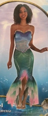 Disney The Little Mermaid Ariel Adult Costume Dress Size Large (10-12) - Image 1 of 3