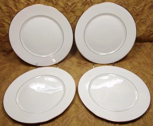 4 Lenox Bone China USA HAYWORTH Cosmopolitan 10 3/4" Essteller - Goldrand - Bild 1 von 5