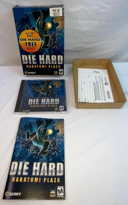 Die Hard Nakatomi Plaza - PC CD-Rom - DISCS+ Small Box +MANUAL 3D Shooter READ - Image 1 of 4