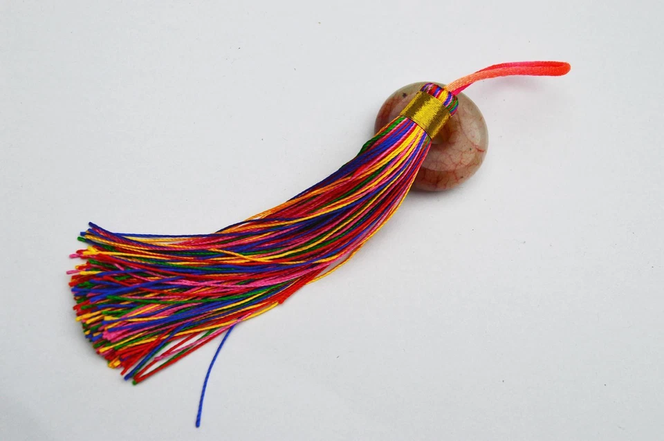 V01 (1,10 pcs) 12cm Long tassel material(use for earring bookmark runner dress) - Image 1 of 1