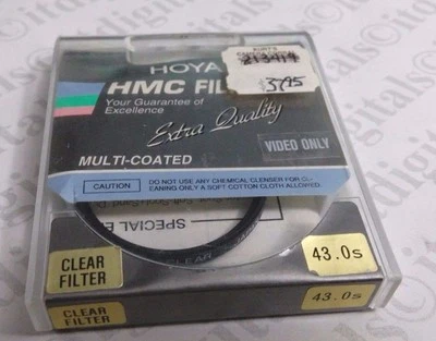 43mm Hoya Clear Multi-Coated MC Lens Filter Safety Protection Genuine 43 mm - Image 1 of 3