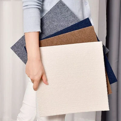 20x Teppichboden Teppichfliesen Selbstklebend 30x30cm Bodenbelag Nadelfilz Craft - Bild 1 von 4