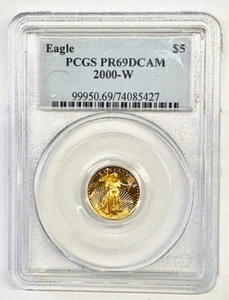 2000-W $5 PCGS PR69DCAM Gold American Eagle - Picture 1 of 4