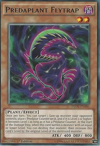 YU-GI-OH CARD: PREDAPLANT FLYTRAP - RARE - INOV-EN006 - 1st EDITION - Picture 1 of 2
