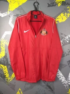 Sunderland Training Football Soccer Jacket Red Nike Nylon Men Size M ig93 - Picture 1 of 8