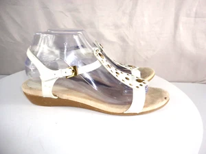 Aerosoles Comfort Athens Soft White Sandal Women's Size 8.5M - Picture 1 of 10