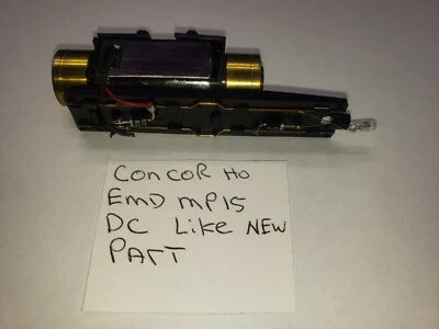 EMD MP-15 MOTOR BRASS FLYWHEELS CONTROL BOARD Con-Cor EMD MP-15 Switcher DC PART - Image 1 of 4