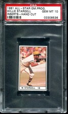 1981 ALL-STAR GAME PROGRAM WILLIE STARGELL PSA 10