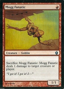 MTG - Premium Deck Fire & Lightning - Mogg Fanatic - Foil - NM - Picture 1 of 1