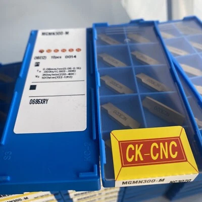 Grooving insertion 10pcs /pack Cemented carbide MGMN300-M 3020 for MGIVR /MGEHR - Image 1 of 3