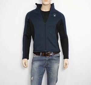 $169 NEW Spyder Fleece Full Zip Front Jacket in Frontier Size Small  - Picture 1 of 12