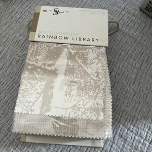 Stout Fabric Book Multi-Purpose Rainbow Library Book Almond / Oatmeal - Picture 1 of 4