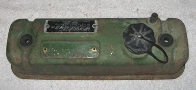 Morris Oxford (?) Cubierta basculante de válvula con tapa de llenado de aceite 1960 (?) Usado Original Foto 1 de 4