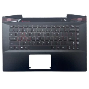 Neu für Lenovo Y40-70 Y40-80 schwarz obere Handauflage Abdeckung ohne Hintergrundbeleuchtung US Tastatur - Bild 1 von 3