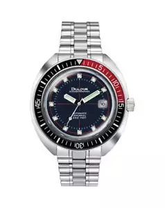 Bulova 98B320 Sapphire Automatic Blue Dial Precisionist Stainless Steel Two Tone - Picture 1 of 6