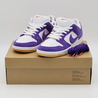 DV5464-500 Nike SB Dunk Low Pro ISO Orange Label Court Purple Gum (Herren)