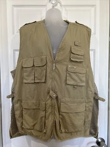 Weekender Traveler Mesh Fishing Hiking Vest  Beige Nylite Adventure Series 2XL - Picture 1 of 11