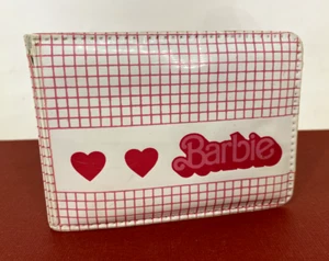 Vintage 1980s ❤ Barbie ❤ White & Pink Children's Plastic Wallet Purse -Hong Kong - Picture 1 of 9