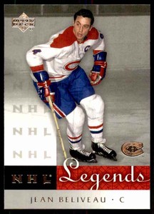 2001-02 Upper Deck Legends Jean Beliveau #31