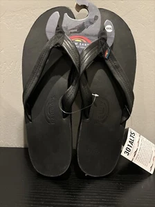 Men’s Rainbow Sandal Black XXXL Size 13-14 - Picture 1 of 5