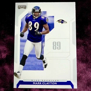 Mark Clayton Playoff NFL RC #39 MINT Oklahoma Sooners Rookie Ravens Jersey Lamar - Bild 1 von 4