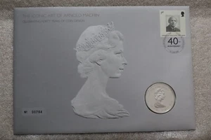 ๐งญ ๐ฌ๐ง UK GB 2008 Royal Mint Arnold Machin Medallic Coin First Day Cover B67 #7 - Picture 1 of 4