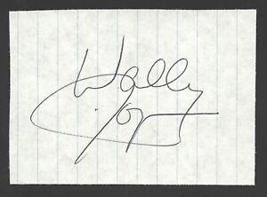 1986-2001 WALLY JOYNER Cut Auto - CALIFORNIA ANGELS - In Person Autograph