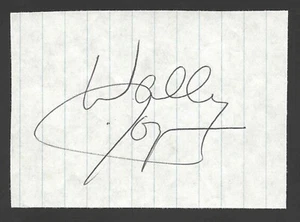 1986-2001 WALLY JOYNER Cut Auto - CALIFORNIA ANGELS - In Person Autograph - Picture 1 of 2