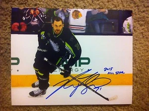 Nick Foligno Autographed 8x10 Photo Columbus Blue Jackets Senators PROOF - Picture 1 of 3