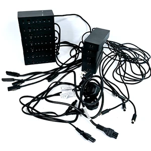 Microsoft 1661 Docking Stations Some Adapters & Power Leads Untested Preloved - Afbeelding 1 van 24