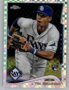 2014 Topps Chrome X-Fractors #111 Tim Beckham (ref 153912) - Picture 1 of 2