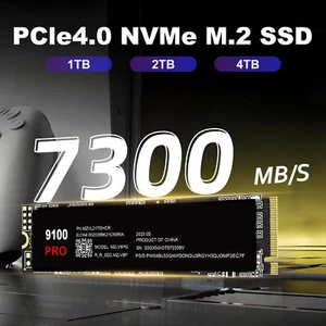 High-Speed 9100 PRO M.2 SSD PCIe 4.0 NVMe TLC 1TB/2TB/4TB Internal Drive - Afbeelding 1 van 24