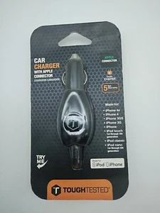 ToughTested 30-Pin Car Charger for Apple iPhone, iPod Touch, iPod nano, iPad - Picture 1 of 3