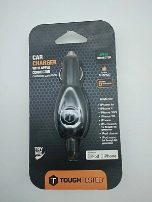 ToughTested 30-Pin Car Charger for Apple iPhone, iPod Touch, iPod nano, iPad - Image 1 of 3