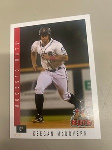 Keegan Mcgovern 2019 Modesto Nuts Team Card