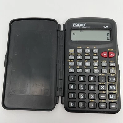 Victor Technology 920 Compact Scientific Calculator With Hinged Case - VG (H2B5) - Image 1 of 4