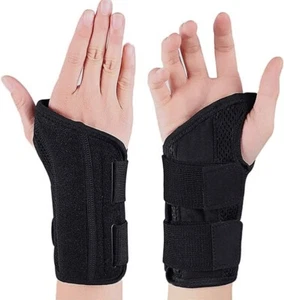 1 Pair L/R Wrist Brace Carpal Tunnel Relief S/M - Picture 1 of 10