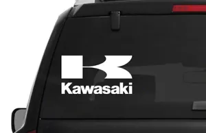 Kawasaki Logo Vinyl Decal Window Bumper Sticker Jet Ski 4x4 SxS Off Road - Picture 1 of 19