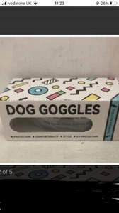 2 X Dog Goggles Windproof Weatherproof Universal Size Fits All - Picture 1 of 3