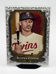 2024 Topps Allen & Ginter - Carlos Correa - Foil Filagree SP #90 Minnesota Twins - Picture 1 of 2